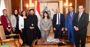 وزيرة الهجرة تبحث مع أسقفية الخدمات العامة الترويج عالميا لفرص الاستثمار بمصر