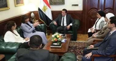 وزير الصحة يستقبل المنسق المقيم للأمم المتحدة بمصر لبحث سبل التعاون