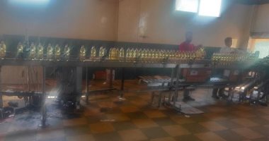 التحفظ على 1320 زجاجة زيت طعام داخل مصنع غير مرخص بالعاشر من رمضان