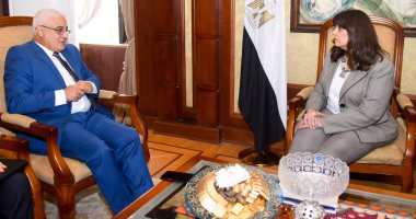وزيرة الهجرة تلتقى رئيس "التأمين الاجتماعى" لبحث ملف المصريين بالخارج