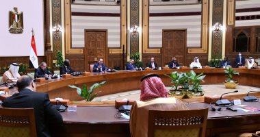 الرئيس السيسى يستقبل وزراء الإعلام العرب بقصر الاتحادية