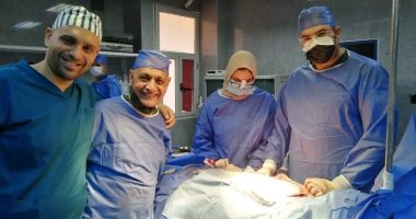 فريق جراحى ببنها الجامعى يجرى جراحة عاجلة لإصلاح عيب خلقى بعظمة القص لشاب