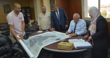 محافظ الوادى الجديد يعتمد خرائط المخطط التفصيلى لمدينة الفرافرة