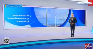إكسترا نيوز تعرض تقريرا حول قطاع الطاقة المتجددة فى مصر.. فيديو