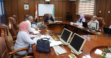 محافظ المنيا يواصل دراسة المشروعات المتقدمة للمبادرة الوطنية للمشروعات الخضراء الذكية