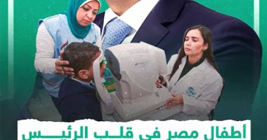 أطفال مصر فى قلب الرئيس.. مبادرات الصحة تخدم شباب المستقبل.. فيديو