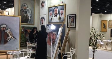 معرض أبو ظبى للصيد والفروسية يحتضن إبداعات الرسامين من كل العالم