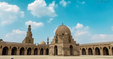 التاريخ والجمال معًا فى مسجد أحمد بن طولون