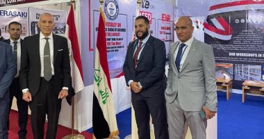 قنصل مصر يزور جناح الشركات المصرية بمعرض النفط الدولى فى البصرة