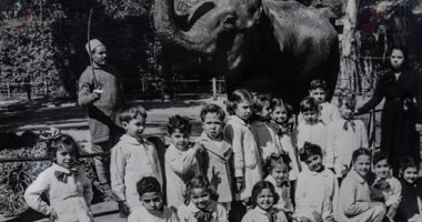 فى زمن الأبيض والأسود.. رحلة مدرسية إلى حديقة حيوان الجيزة عام 1947