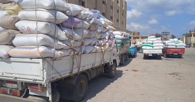 ضبط 14.5 طن أرز شعير قبل بيعه بالسوق السوداء خلال حملات تموينية بالشرقية