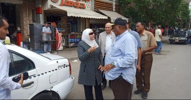 نائب محافظ القاهرة تقود حملة لرفع الإشغالات بحلوان.. صور