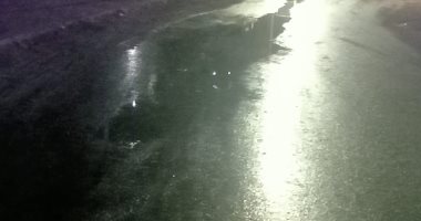 هطول أمطار خفيفة على مدن وقرى محافظة كفر الشيخ