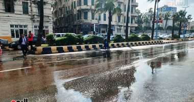 الطقس فى الإسكندرية.. أمطار غزيرة تفاجئ عروس البحر "صور"