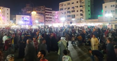 حلقات ذكر ومديح.. الآلاف يحتفلون بمولد سيدى أحمد البدوى فى الليلة الختامية (صور)