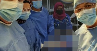 فريق جراحي ببنها الجامعي يستأصل ورم كبير من صدر طفلة 4 سنوات
