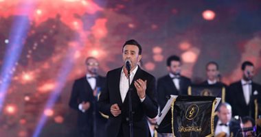 صابر الرباعى من حفل مهرجان الموسيقى العربية: هانى عبد الكريم صديقى ونجحنا معا