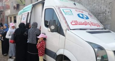 صحة دمياط: تقديم الخدمات الطبية لـ 1309 مواطنين بالقافلة الطبية في فارسكور 
