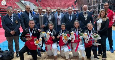 12 ميدالية حصاد الكاراتيه فى بطولة العالم بتركيا