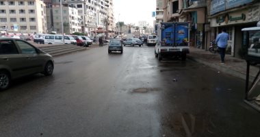 سقوط أمطار متوسطة على أغلب مدن دمياط