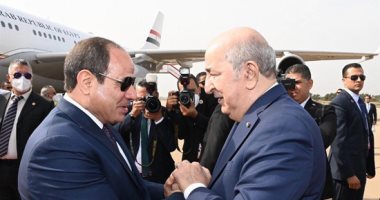 الرئيس السيسى يصل الجزائر لحضور القمة العربية الحادية والثلاثين