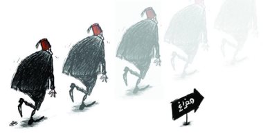 كاريكاتير اليوم.. لبنان تتجه إلى الفراغ السياسى