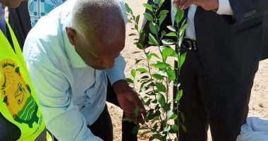 جامعة أسوان تشارك فى زراعة 1000 شجرة مثمرة بالتعاون مع "حياة كريمة"