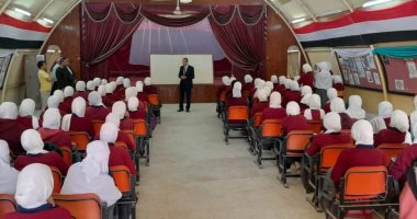 تواصل فعاليات قوافل الشباب والرياضة التعليمية  بمدارس شمال سيناء