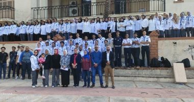 تربية رياضية الإسكندرية تنظم حفل استقبال لفريق الجوالة بالجامعة