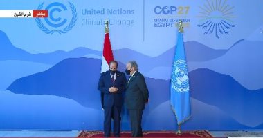 الرئيس السيسي يستقبل قادة وزعماء العالم المشاركين فى قمة المناخ "كوب 27"