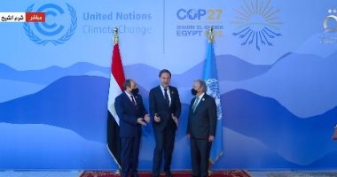 الرئيس السيسي وجوتيريش يستقبلان رئيس وزراء هولندا استعدادا لقمة المناخ