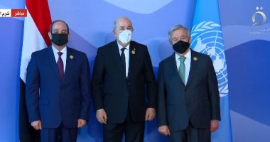الرئيس السيسي وجوتيريش يستقبلان الرئيس الجزائرى استعدادا لقمة المناخ