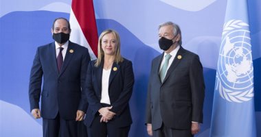الرئيس السيسي وجوتيريش يستقبلان ضيوف قمة المناخ