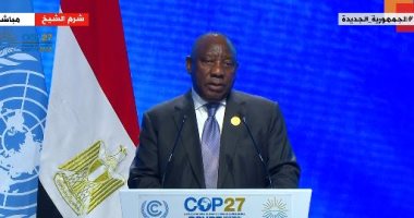 رئيس جنوب أفريقيا: نحتاج 90 تريليون دولار لتنفيذ مشروعات تغير المناخ 