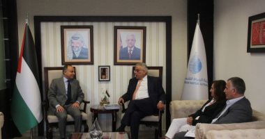 رئيس سلطة المياه الفلسطينى يستقبل سفير مصر الجديد لدى رام الله 