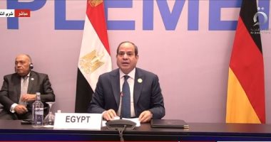 الرئيس السيسي: إمكانات مصر تؤهلها للتحول لمركز عالمى للهيدروجين الأخضر