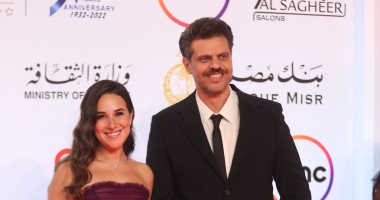 شيرى عادل وطارق صبرى يحضران حفل افتتاح مهرجان القاهرة السينمائى