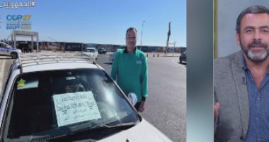 سائق تاكسي يخصص 4 ساعات من يومه لتوصيل ضيوف شرم الشيخ مجانا