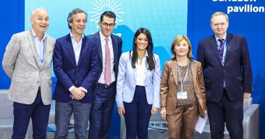 لقاءات مكثفة لوزيرة التعاون الدولى مع الشركاء الأوروبيين خلال مؤتمر المناخ