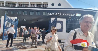 ميناء الإسكندرية يستقبل 506 سائحين على متن الباخرة Azamara Journey