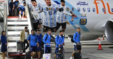 كأس العالم 2022.. منتخب الأرجنتين يصل قطر لخوض المونديال.. صور