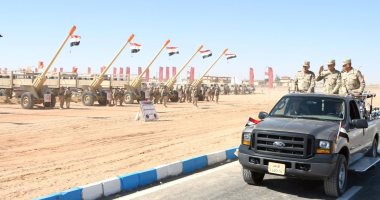 وزير الدفاع يشهد إجراءات تفتيش الحرب بالمنطقة الغربية العسكرية.. فيديو وصور