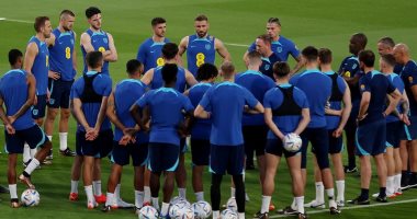 كأس العالم 2022.. منتخب إنجلترا يلجأ لأجهزة التبريد فى التدريبات "فيديو" 