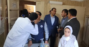 الكشف الطبى على مواطني قريتين ضمن حياة كريمة فى كفر الشيخ.. صور