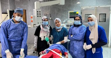 فريق جراحي بمستشفى بنها الجامعي ينقذ حياة طفل إثر ابتلاعه حبة فول سوداني