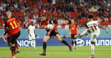 منتخب بلجيكا يتصدر المجموعة السادسة بفوز خاطف أمام كندا فى كأس العالم 2022