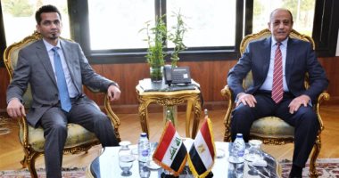 وزير الطيران يستقبل نظيره العراقى لتعزيز  التعاون فى مجال النقل الجوى