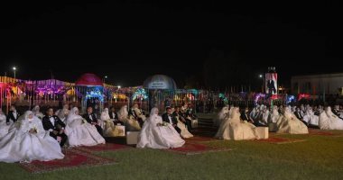 المنطقة الجنوبية العسكرية تنظم حفل زفاف جماعى لعدد (200) شاب وفتاة