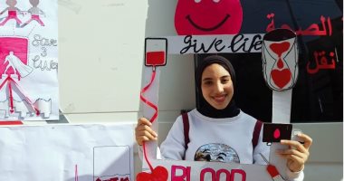 حملة للتوعية والتبرع بالدم للاتحاد المصرى لطلاب صيدلة بجامعة كفر الشيخ.. صور