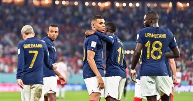 فرنسا أول المتأهلين لدور الـ 16 فى كأس العالم 2022 بثنائية ضد الدنمارك